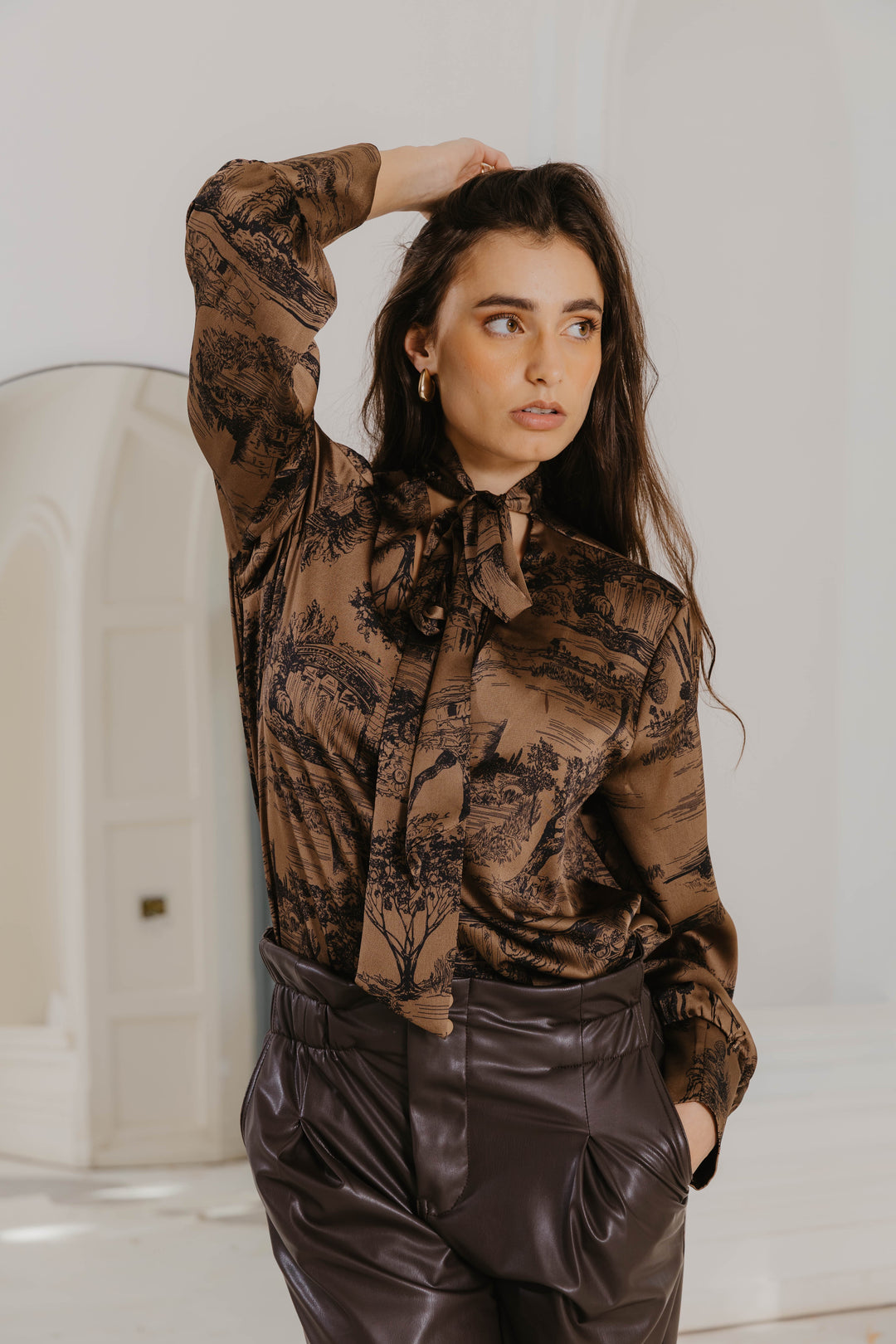 Lil Satin Blouse