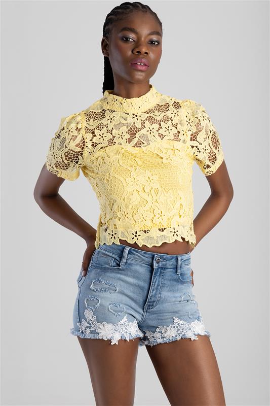 Heidi Crochet Blouse