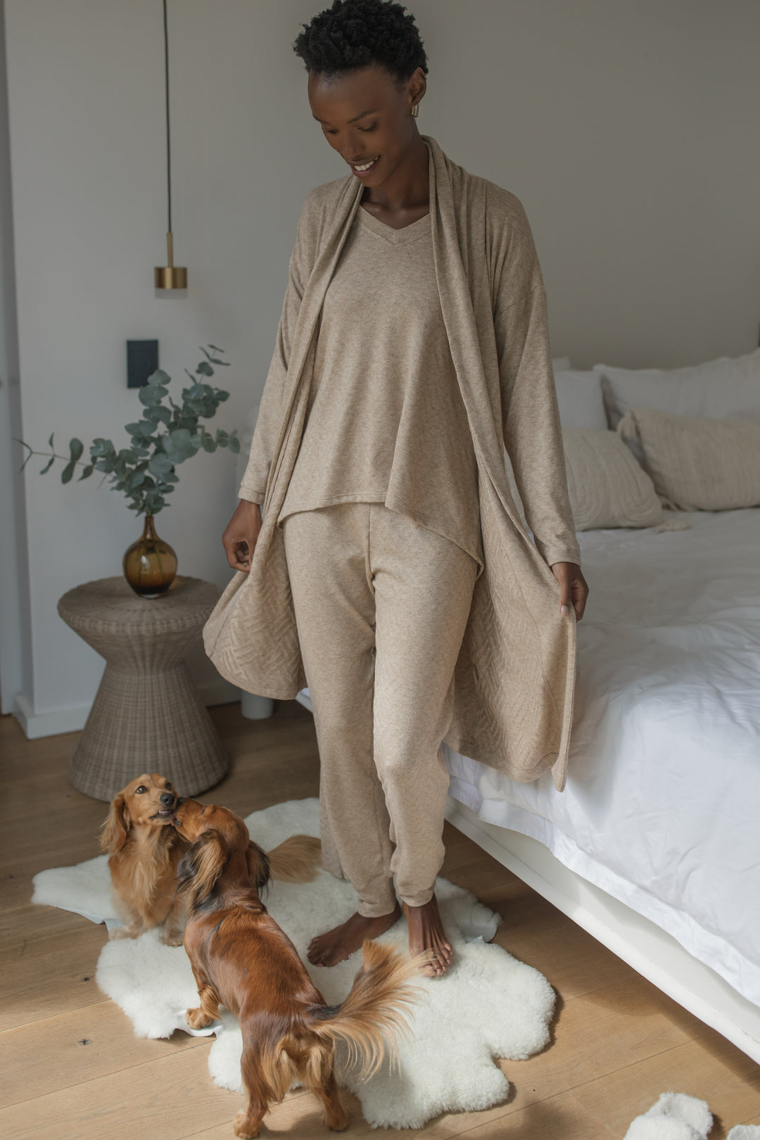 Long Knitted Cardi Robe