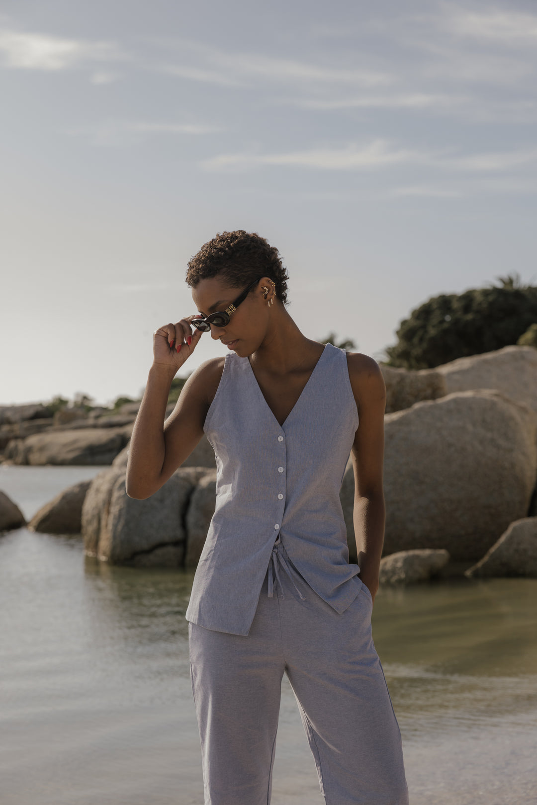Santorini Cotton Pants