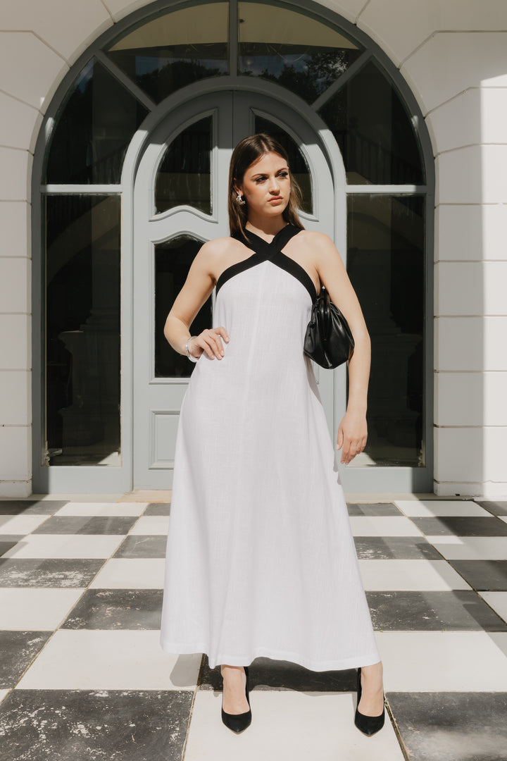 Capri Halter Neck Dress