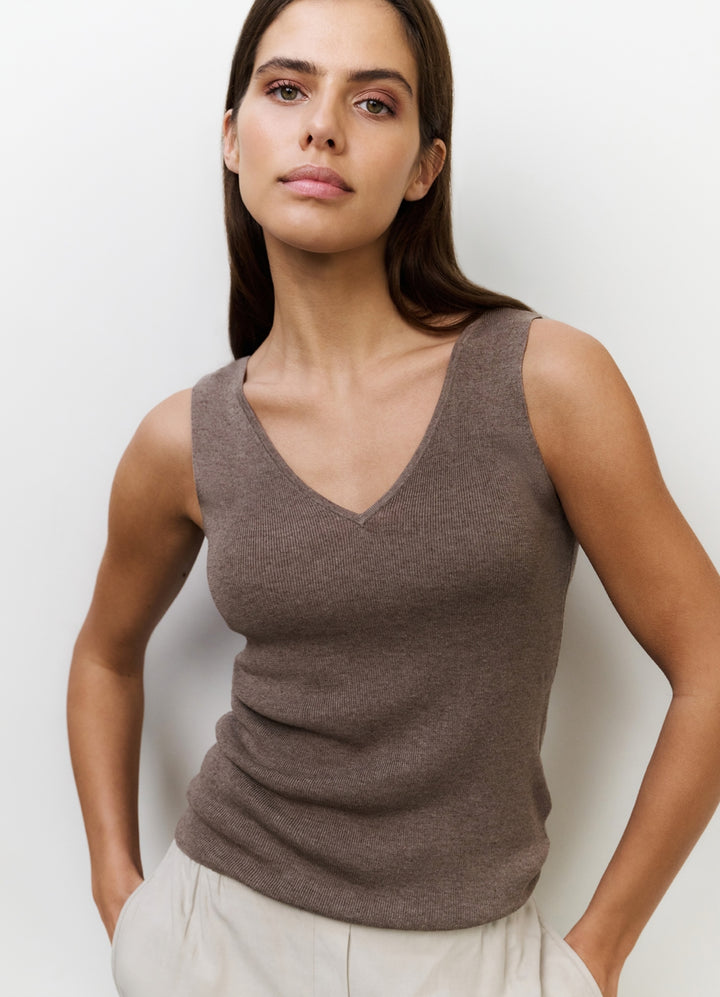 Hanna Rib Knitted Tank Top