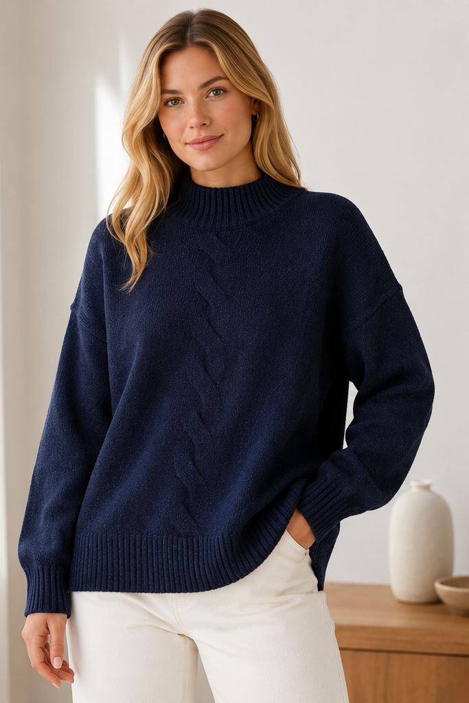 Brooks Round Neck Sweater