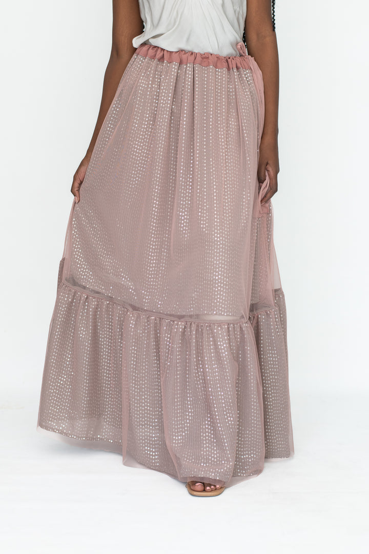 Amal Mesh skirt
