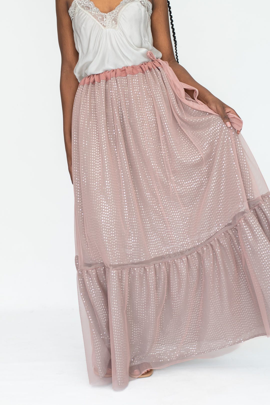 Amal Mesh skirt