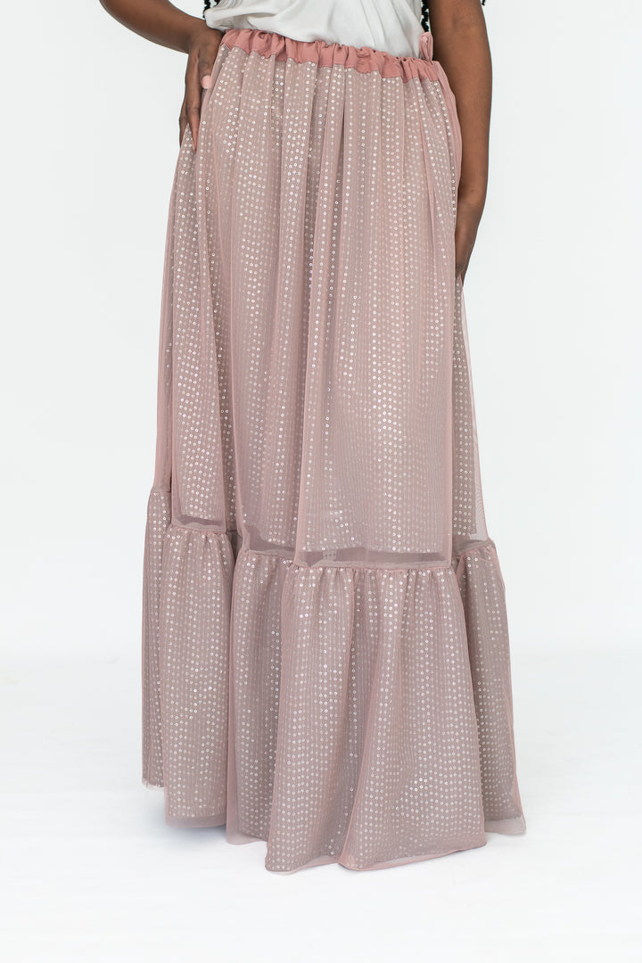 Amal Mesh skirt