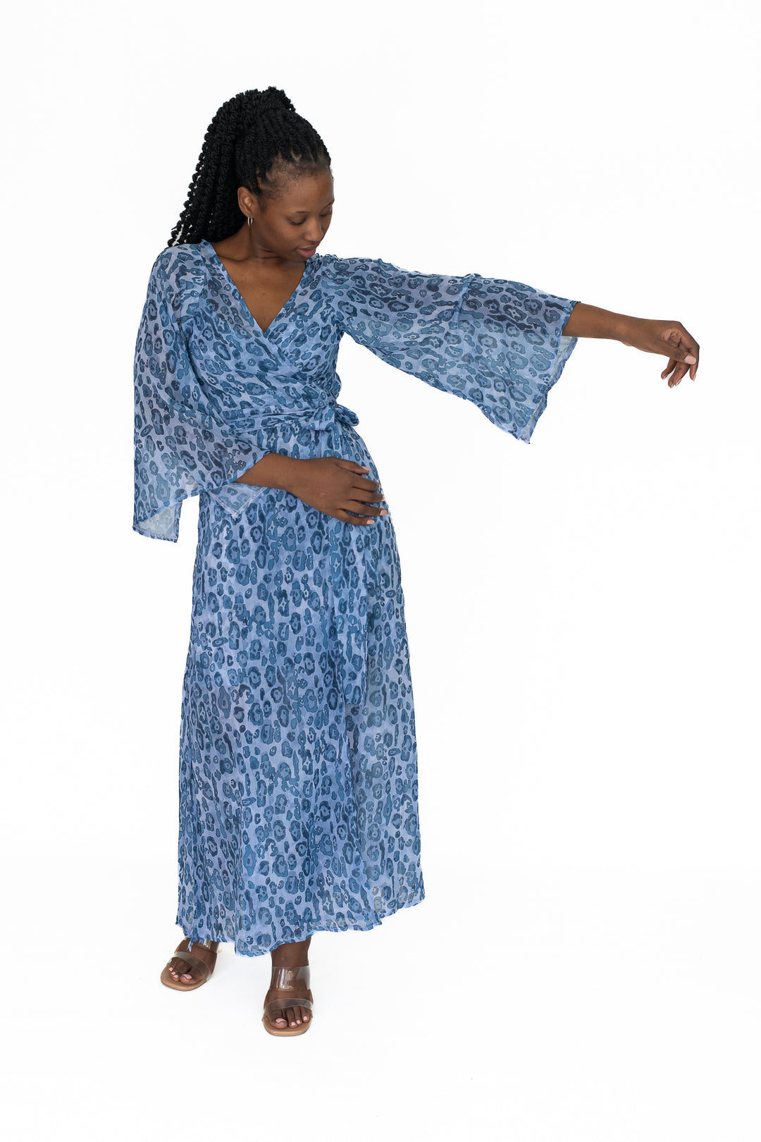 Segan Maxi Kaftan Wrap Dress