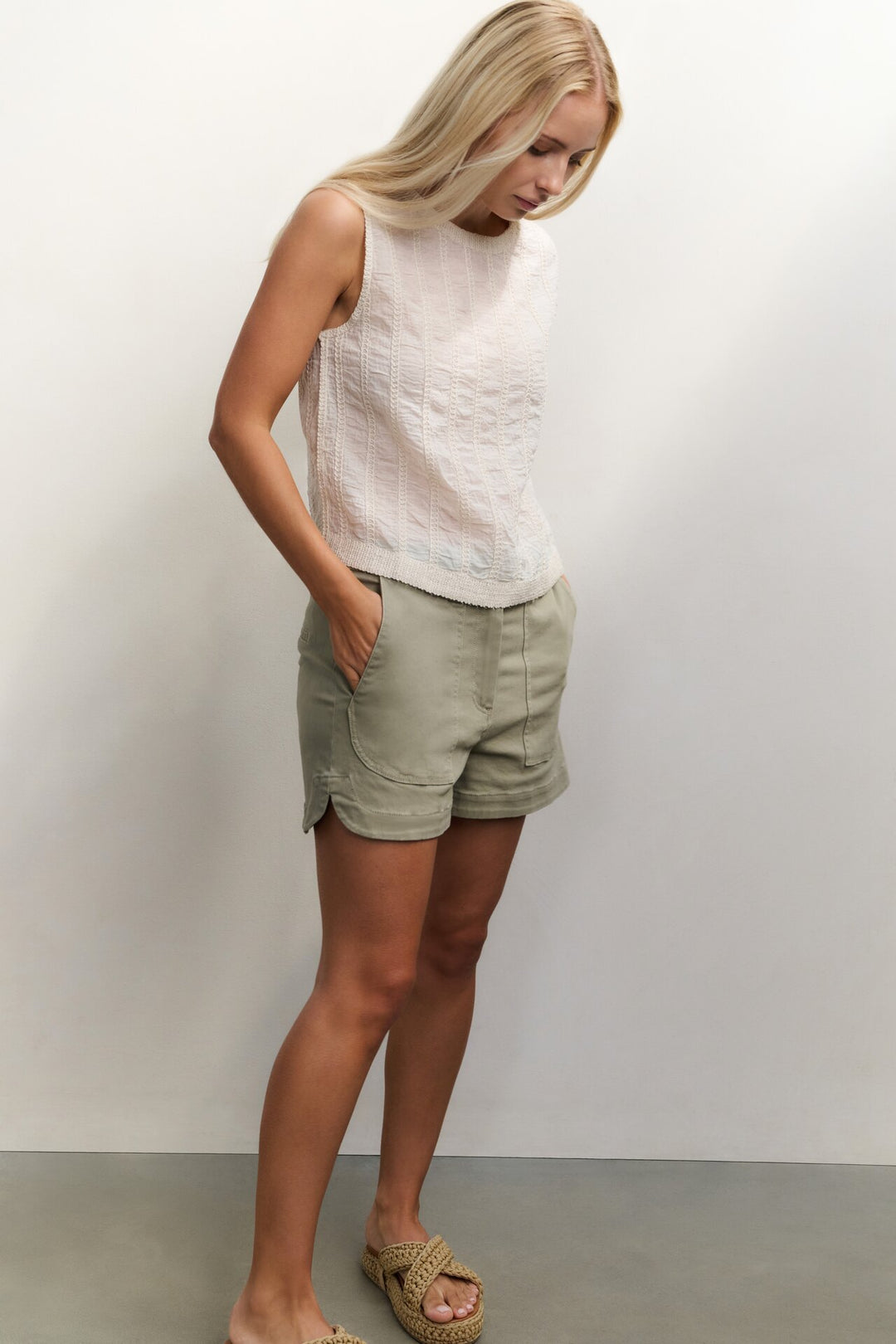 Aude Embroided Singlet