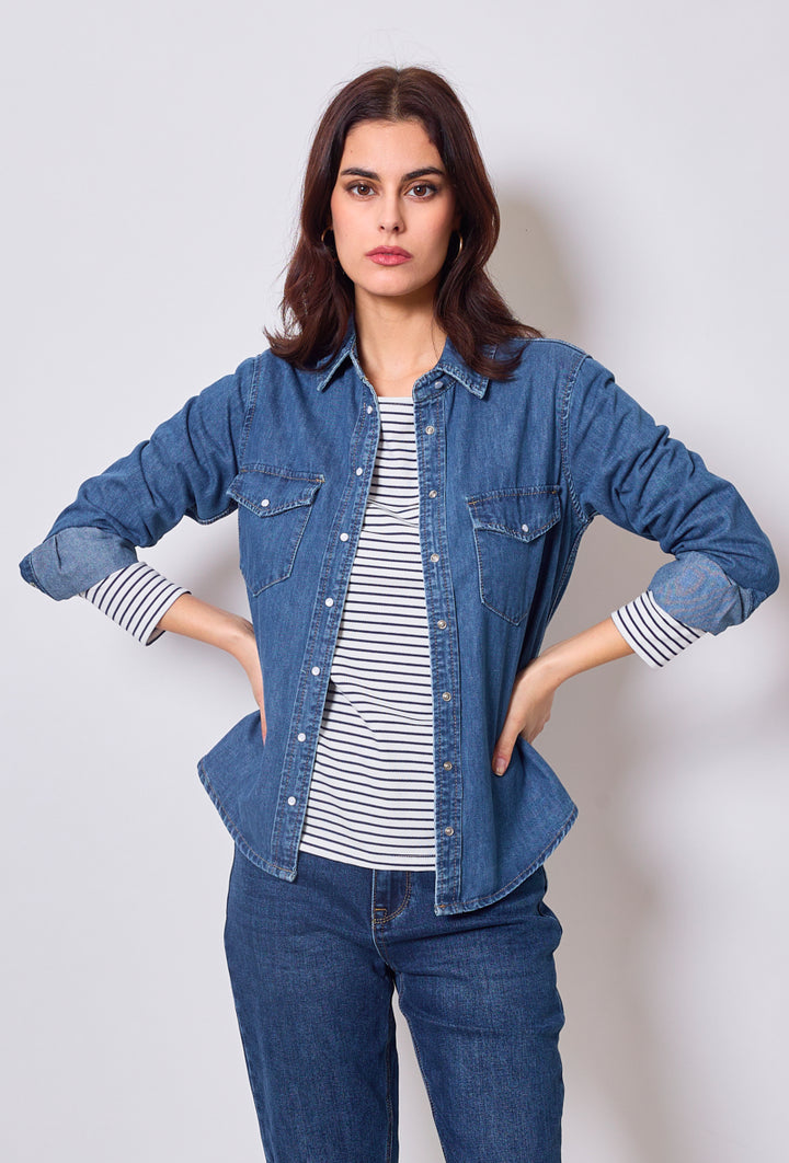Pia Denim Shirt