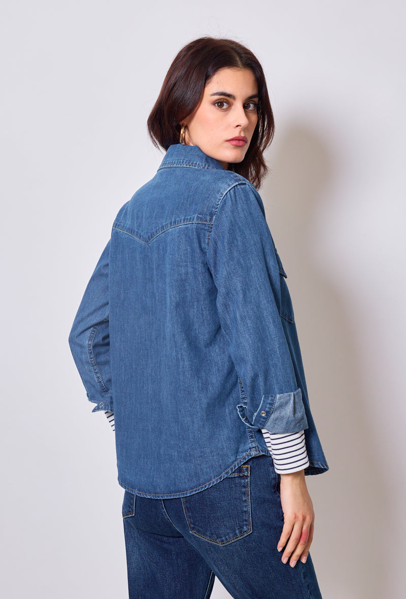 Pia Denim Shirt