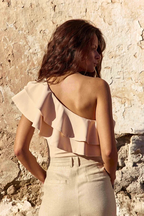 Timel Fitted Asymmetrical Top