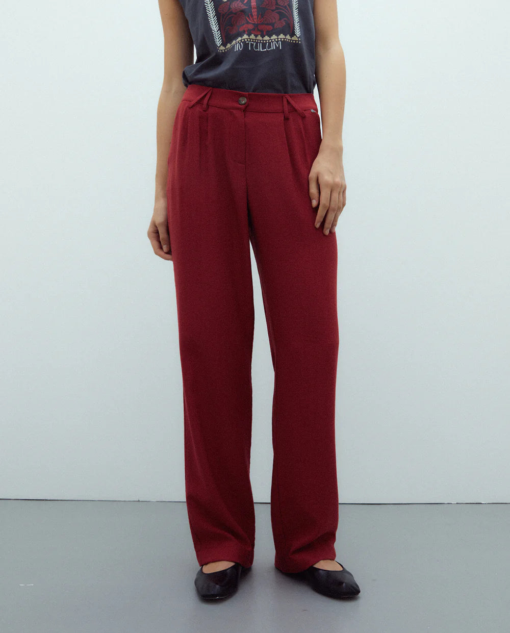 Straight-Leg Pants