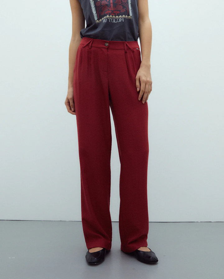 Straight-Leg Pants
