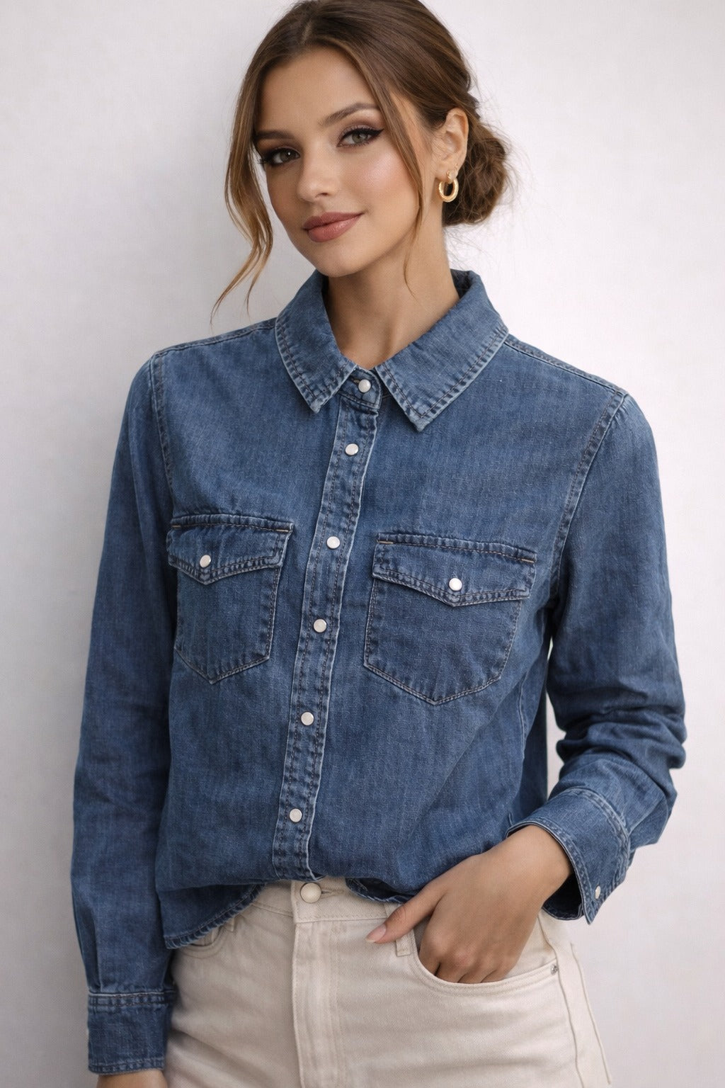 Pia Denim Shirt