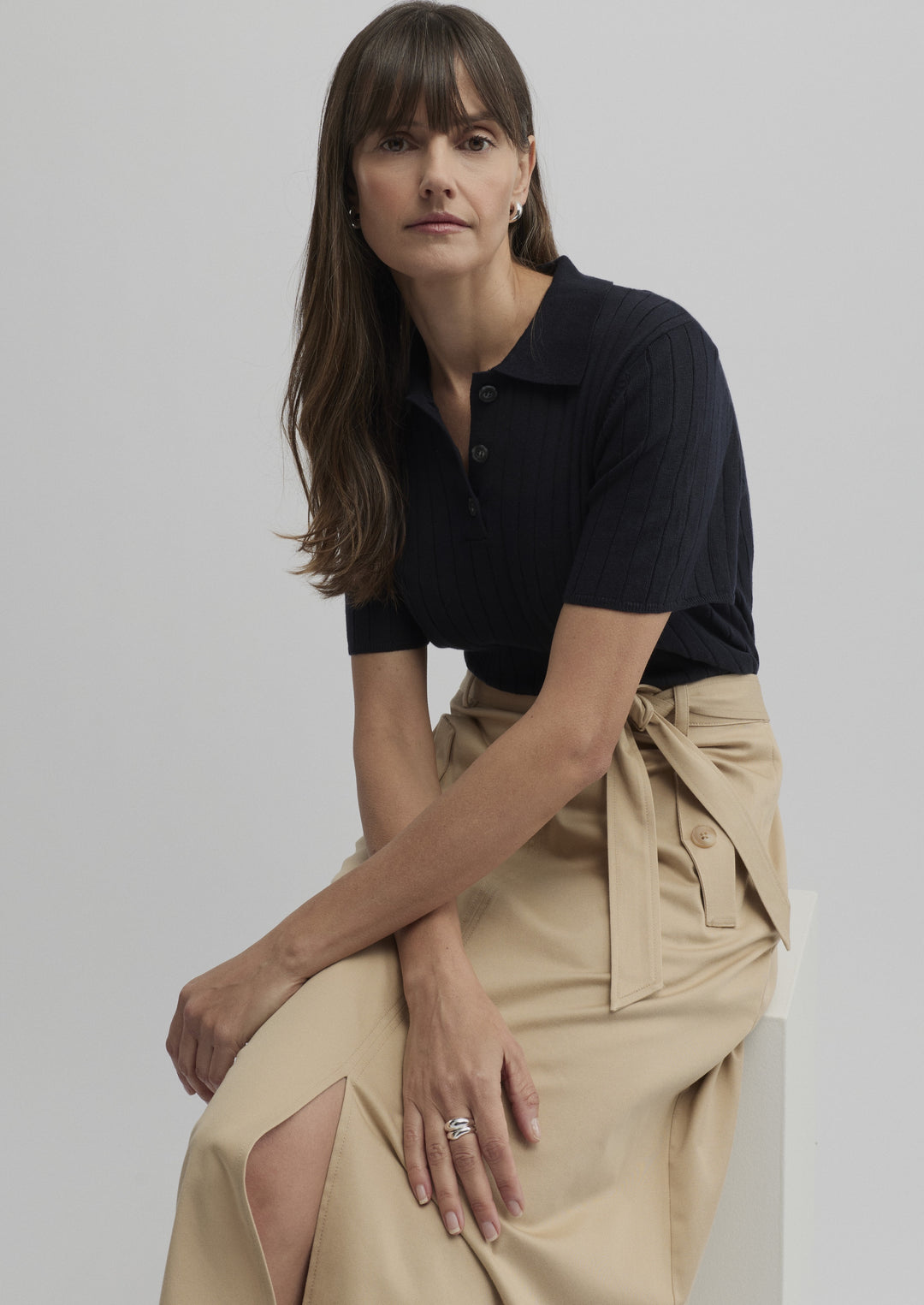 Caf Knit Polo