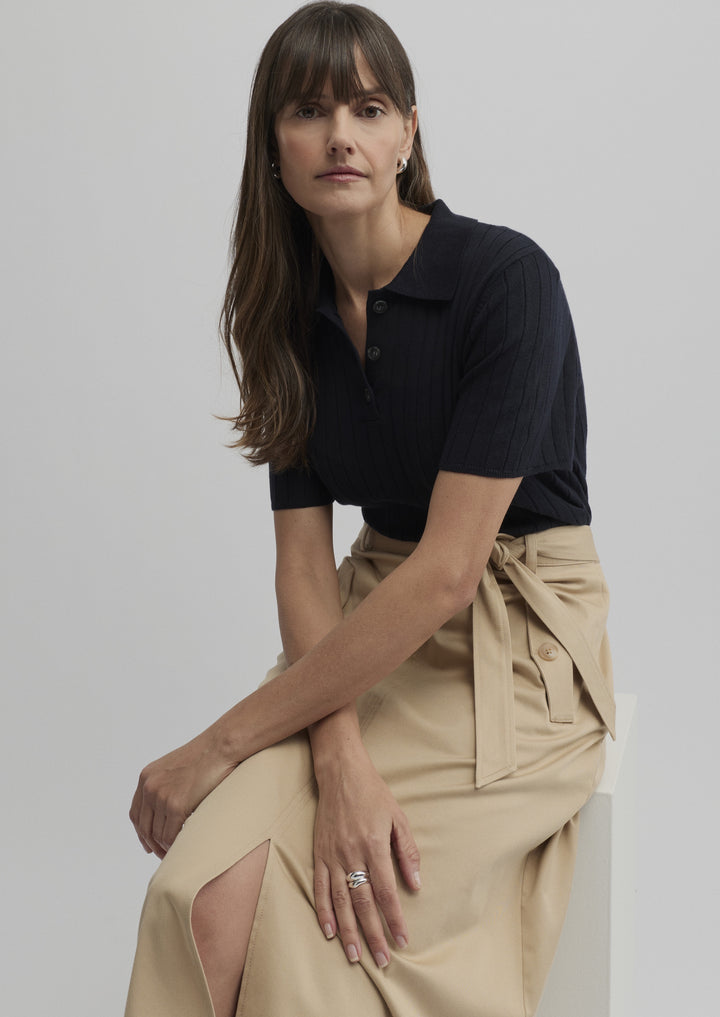 Caf Knit Polo