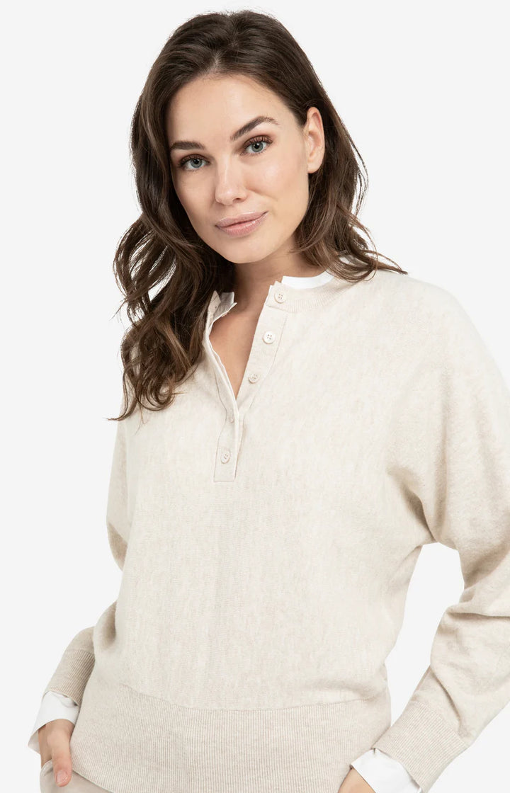 Heather Batwing Top